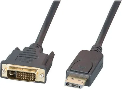 Produktbild von EFB DisplayPort/DVI Kabel Stecker A/Stecker A 1m schwarz