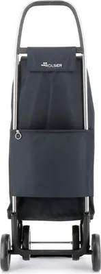 Image de Poussette De Marché 4 Roues 43 L Gris Foncé - Imax Mf Dos+2 - Rolser
