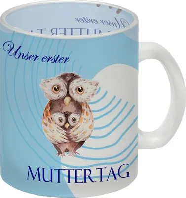 Produktbild von Unser erster Muttertag Glas Tasse