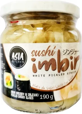 Produktbild von Marinierter weißer Ingwer 190g - Asia Kitchen