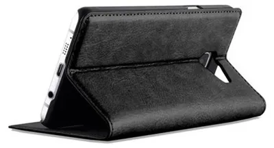 Image de Cadorabo Housse pour Samsung Galaxy A5 2016 Housse de protection en noir Housse pour téléphone portable Etui Case Cover Fermeture magnétique