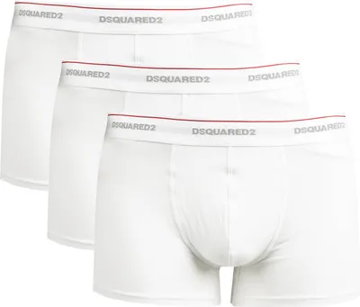 Obrázok produktu pre Dsquared2 Boxerky 3-Pack - DCXC60040 Trunk Tri-Pack - White- Veľkosť: XL(EU)