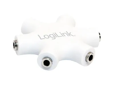 Produktbild von LogiLink Audio Splitter LogiStar weiß
