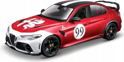 Zdjęcie produktu dla Alfa Romeo Giulia GTAm 1:18 Bburago 18-11049 SPORTOWY SEDAN MODEL SAMOCHODU