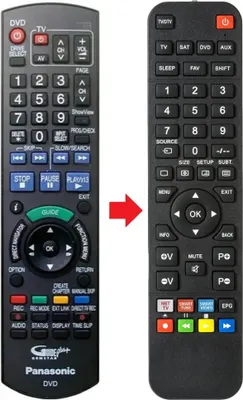 Produktbild von Fernbedienung passend für PANASONIC N2QAYB000124