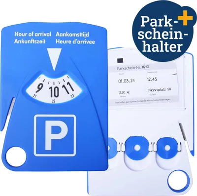Produktbild von FILMER Parkscheibe, 38034, 4in1