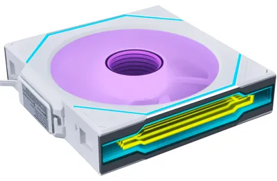 Obrázok produktu pre Lian Li UF-RSLIN120-1W, Ventilátor, 12 cm, 220 ot/min, 2100 ot/min, Biela