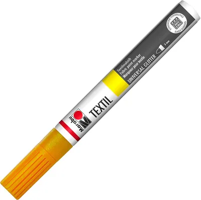 Produktbild von Marabu Textilmarker Textil Painter Glitter glitter-orange