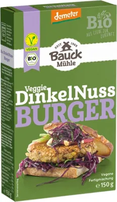 Produktbild von VeggieBurger Mischung - DinkelNuss 150g