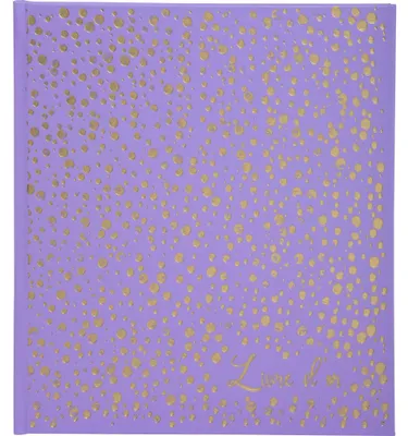 Image de Exacompta Livre d'or 140 pages Plum' Violet 21x19cm Points d'or