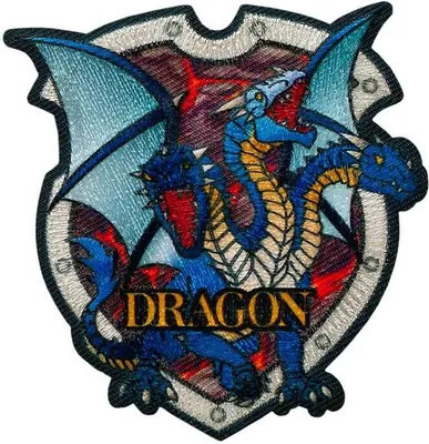 Produktbild von Mono-Quick 16189 - Drache Blau, Dragon, Mystische Tier Applikation, Bügelbild, Patch