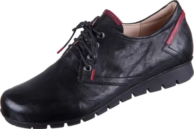 Produktbild von Think MENSCHA Damenschuhe - bequeme Schnür- Halbschuhe schwarz Freizeit NEU