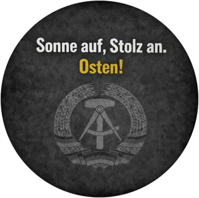 Produktbild von DDR-Stolz Magnet - Sonne auf, Stolz an