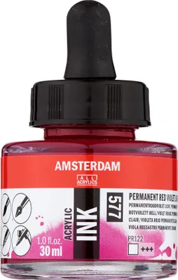 Obrázok produktu pre Amsterdam Akrylová farba 30 ml permanentná červená fialová svetlá 577