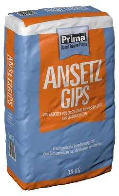 Immagine prodotto di Prima Ansetzgips 30 kg - einfache Verarbeitung – ideal für Trockenbau