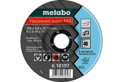 Produktbild von Metabo  Flex.super FKS 60 125x4,0x22,23 Inox, 616198000