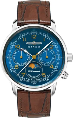 Produktbild von Zeppelin Méditerranée 96373 Damenarmbanduhr Mondphase