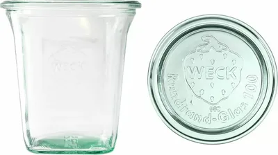 Produktbild von WECK QUADRO Glas QUADRO Glas mit Deckel 545 ml 6 Stück