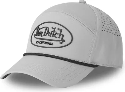 Produktbild von Von Dutch Originals 6 Panel Cap - California - Rubber / Print Grey