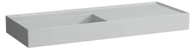 Produktbild von LAUFEN Laufen Waschtisch KARTELL 1200x460mm Abl. re o ÜL o Hahnloch grau