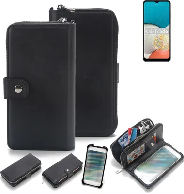 Produktbild von K-S-Trade 2in1 Handyhülle Schutzhülle kompatibel mit Samsung Galaxy Wide5 & Portemonnee Cover Handy Hülle Case Etui Geldbörse Wallet Bookstyle