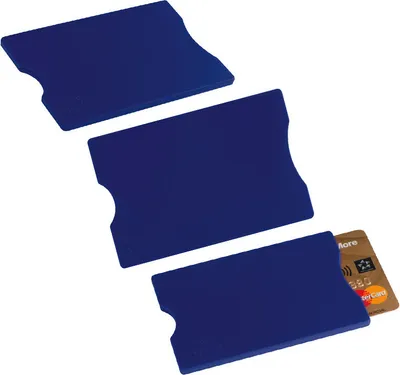 Produktbild von 5x RFID Kartenetui / Farbe: blau
