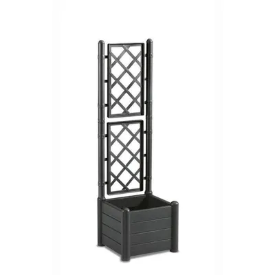 Produktbild von Herstera Garden 10014843 - Blumenständer -, 43 x 43 x 142 cm, Anthrazit