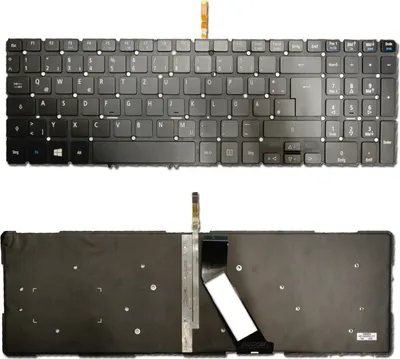 Produktbild von Tastatur für Acer Travelmate P658-MG Aspire Nitro VN7-591G M5-581G M3-581G Beleuchtet