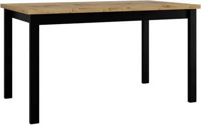 Obrázek produktu pro Rozkládací jídelní stůl 140x80 cm ELISEK 2 - dub artisan / černý