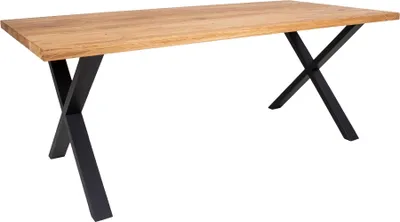 Produktbild von Esstisch >Montpellier< in Natur, Eiche-Massiv - 95x75x200cm (BxHxT)