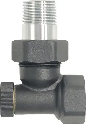 Produktbild von Rotheigner Rücklaufverschraubung 1/2 Zoll Eckform schwarz matt
