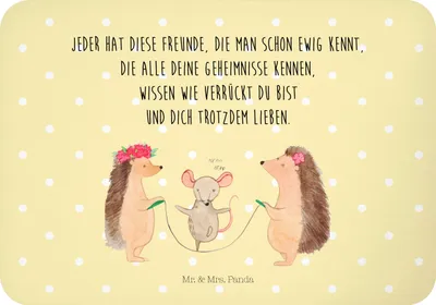 Produktbild von Mr. & Mrs. Panda magnet Igel Seilhüpfen - Gelb Pastell - Geschenk, Kindergarten, Pinnwandmagnet, Kühlschrankmagnet, zettelhalter, Kinder, whiteboardmagnet, Seilspringen