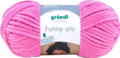 Produktbild von Gründl Wolle Funny uni 100 g fuchsia