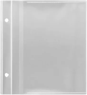 Produktbild von Fotoalbum Nachfüllseiten 4x6 Zoll, 50 Stück, 100 Fotos, transparent, für Ringbuch