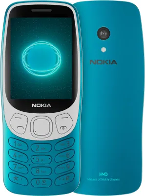 Productafbeelding van Nokia 3210 4G, Standaard formaat, Dual SIM, 6,1 cm (2,4 inch), 2 MP camera, 1450 mAh batterij, Blauw