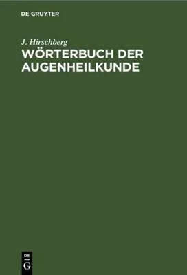 Produktbild von Wörterbuch der Augenheilkunde