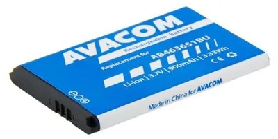 Productafbeelding van AVACOM batterij voor Samsung B3410 Corby plus, Li-Ion, 3,7V, 900mAh (vervangingsbatterij AB463651BU)