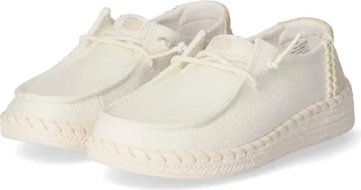 Produktbild von Hey Dude Damen Halbschuhe/ Espadrilles WENDY Weiß Textil Größe:39