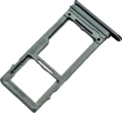 Produktbild von Simkartenhalter und micro-SD Card Card Fach für Samsung Galaxy Note 9 (SM-N960F) Original Ersatzteil, Schwarz