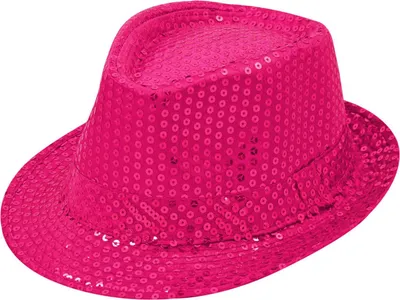 Produktbild von paillettenhut pink