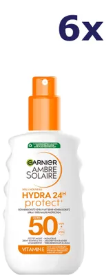 Produktbild von 6x Garnier Ambre Solaire Sun spray 150ml SPF50