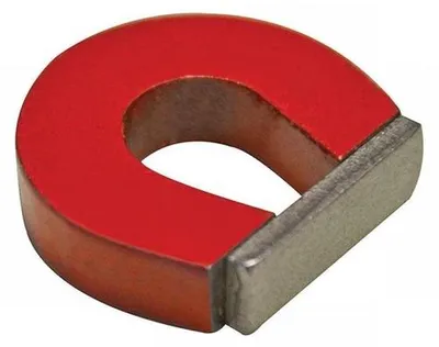 Produktbild von Famanu Hufeisenmagnet - Starke Magnetkraft - 25 mm - Silberfarben