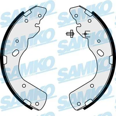 Produktbild von SAMKO Bremsbackensatz Trommelbremse Hinten für FORD RANGER (TKE) 295mm 88450