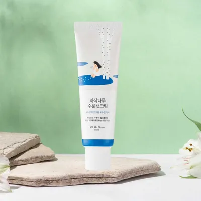 Produktbild von Round Lab, Birch Juice Moisturizing Sunscreen, feuchtigkeitsspendender Sonnenschutz mit Birkensaft, LSF 50+ PA++++, 50 ml