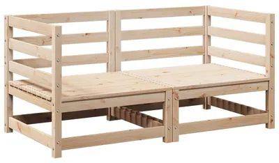 Produktbild von vidaXL 2-tlg. Garten-Sofagarnitur Massivholz Kiefer