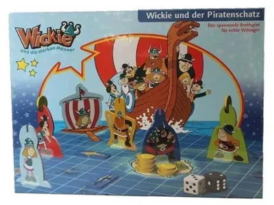 Produktbild von Wickie Brettspiel "Wickie und der Piratenschatz"