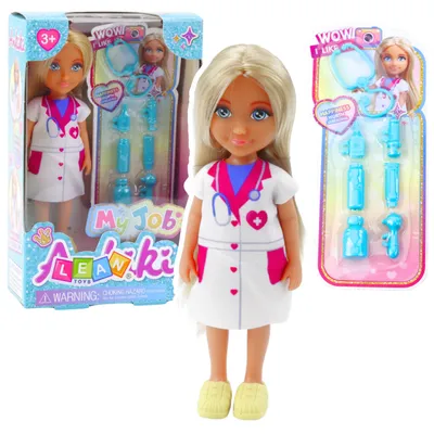 Obrázok produktu pre Sada mini bábik Ankiki Doctor s príslušenstvom na ošetrenie