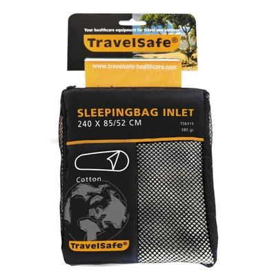 Immagine prodotto di Sacco a pelo Travelsafe in cotone ticking a forma di mummia TS0315