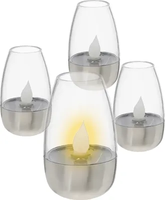 Obrázek produktu pro Malá solární stolní lampa - 10 x 6,5 cm / 4 kusy - Dekorativní stolní solární lampa
