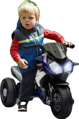 Zdjęcie produktu dla Motocykl elektryczny, realistyczny design, stabilność na 3 kołach